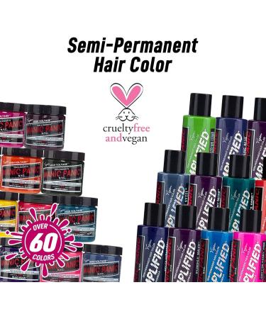 Manic Panic Amplified Shocking Blue Hair Dye 4 Fl. Oz - Long Lasting Cream Formula (1 Count) - Buy Online on GoSupps.com