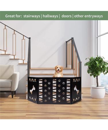 Freestanding Pet Gate - Small Dog Stair & Doorway Safety | 23.5-47 Width x 18.75 Height | Paw Decor - Buy Online on GoSupps.com