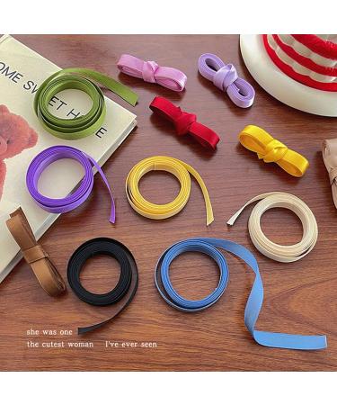 amangul 2M Hair Braids Ribbon w Hair Wrap String Braiding Hair Tie Ponytail Braids Hair Styling Accessories for Women Girl(Pale Yellow) - Buy Online on GoSupps.com