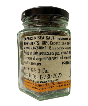 Elevate Your Dishes with Etimo Pantelleria Capers in Sea Salt - 3.17 Ounce - Buy Online on GoSupps.com