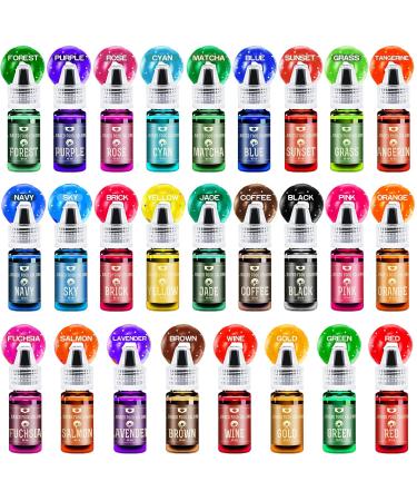 Fat-Soluble Food Coloring for Chocolate - 26 Oil-Based Colors for Baking & Fondant | Tasteless Liquid Food Color for Cocoa Butter & Tarts - 6ml Pack - Buy Online on GoSupps.com