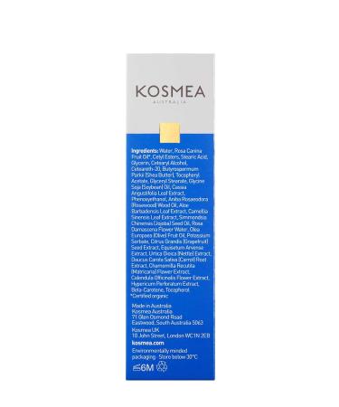 Kosmea Replenishing Moisture Cream - Natural Face Moisturizer with Hyalurolift & Organic Rosehip Oil for Anti-Aging - Smooths Fine Lines & Wrinkles - 1.7 fl oz - International Shipping Available - Buy Online on GoSupps.com
