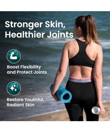 Marine Collagen Powder with Vitamin C Hydrolyzed for Optimal Absorption | Unflavored & Easily Dissolves | Non-GMO & Microplastic Tested | Skin Hair & Joint Support | 240g (30 Servings) - Buy Online on GoSupps.com