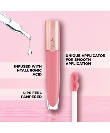 L'Oreal Paris Glow Paradise Hydrating Tinted Lip Balm-in-Gloss with Pomegranate Extract & Hyaluronic Acid Ultra-Gentle Non-Sticky Formula Porcelain Petal 0.23 fl oz (Pack of 2) - Buy Online on GoSupps.com