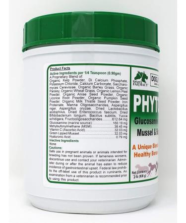 Dogzymes Phyto Flex - Glucosamine, Chondroitin, MSM & Hyaluronic Acid Supplement (2 lb) - 330 Servings - Buy Online on GoSupps.com