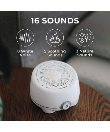 Yogasleep Whish White Noise Sound Machine - 16 Natural Soothing Sounds, Volume Control for Baby & Adults | Office Privacy, Concentration, Sleep Aid | Compact & Travel-Friendly | Nursery Essentials - Buy Online on GoSupps.com