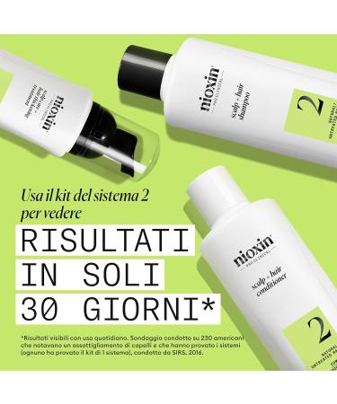 Nioxin Sistema 2 ThreePhase Kit Shampoo 300ml Conditioner 300ml Treatment 100ml advanced thinning kit - Buy Online on GoSupps.com