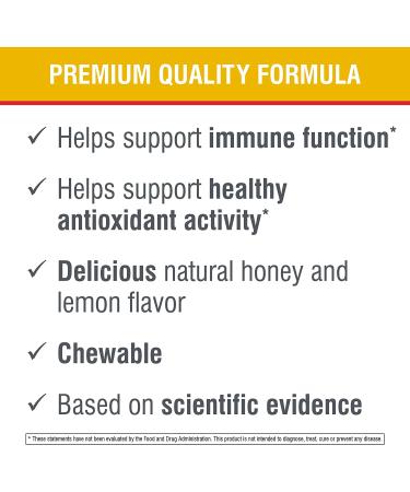 Swisse Ultiboost Vitamin C + Manuka Honey - Delicious Honey Lemon Chewable Tablets (120 Count) - Buy Online on GoSupps.com