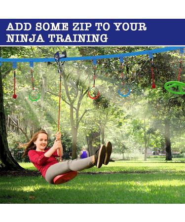 YAMIPROBI Slackline Pulley - Slackline Accessories for Your Ninja Warrior Obstacle Course for Kids - Zipline Backyard Accessories for Kids & Adults a Dynamic Way - Patents Pending - Buy Online on GoSupps.com