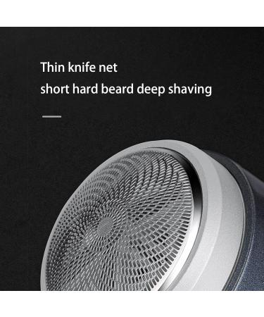 IVYARD Mini Electric Shaver - Portable One-Button Razor for Men Pocket Size Travel Shaver Ideal for Face Black - Buy Online on GoSupps.com