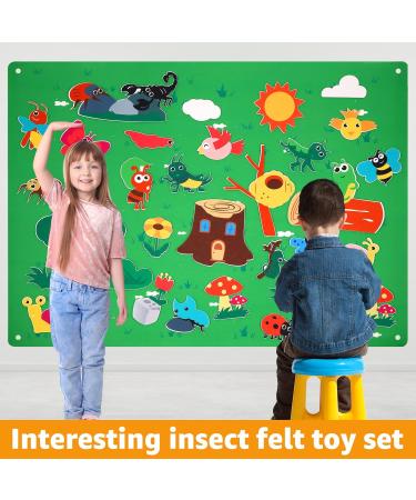 Ospalem 3.3ft Farm Animals Filz Story Board Set - Interactive Early Learning Play Set for Toddlers & Children - Buy Online on GoSupps.com