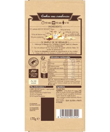 Nestl Dessert - White Baking Chocolate - 170g bar - Buy Online on GoSupps.com