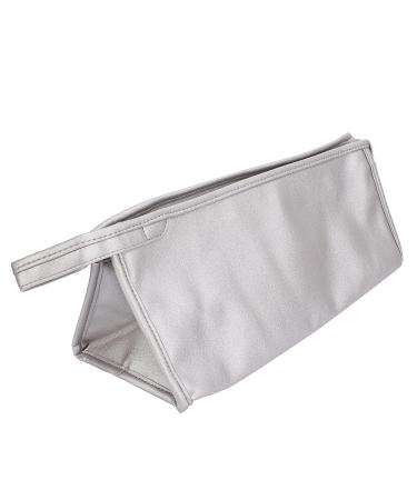 Hair Dryer Travel Case Large Capacity Water Resistant Hanging Hair Dryer Carrying Bag for Gym for Business Trip for Home Use(Silver)