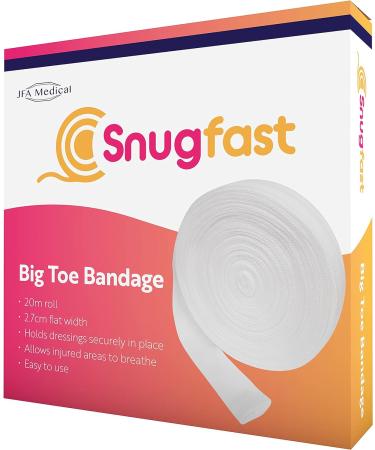 Snugfast Big Toe Tubular Gauze Bandage 2.7cm x 20m Roll - Flexible and Comfortable - Buy Online on GoSupps.com