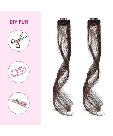 REECHO Long Wavy Curly Clip-In Bangs Set - Golden Blonde with Highlights - Buy Online on GoSupps.com