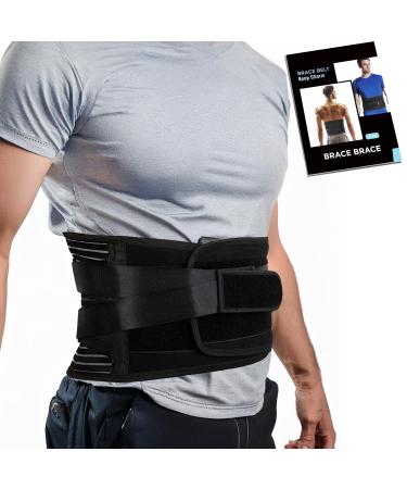 Back Brace for Men Lower Back Pain Posture Corrector Lumbar Back Support Belt for Women Back Brace for Women with Adjustable Straps Relief for Sciatica and Scoliosis (L) Large