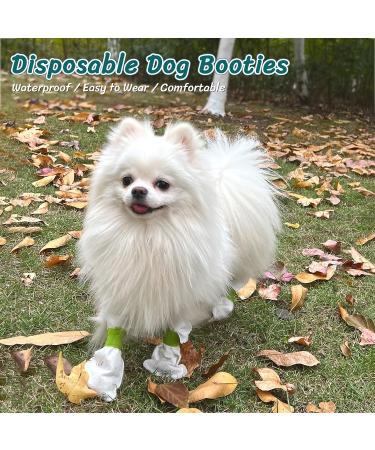 Pet Soft Dog Boots - Disposable Paw Protectors for Puppies & Small Dogs - 20pcs - Buy Online on GoSupps.com