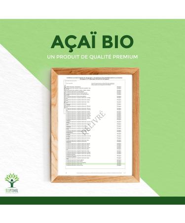 A a Bio en Poudre - Superaliment Riche en Fer Fibres Omega 9 - Puissant Antioxydant - Baie Lyophilis e de Qualit Pr mium - 100% Pur Sans Sucre Ajout - Conditionn en France - Certifi Ecocert - 50g 50 g (Lot de 1) - Buy Online on GoSupps.com