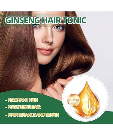 Ginseng Hair Tonic Ginger Hair Care Nutrient Solution Ginseng Hair Essential Oil Hair Growth Serum Spray Hair Growth for Men Women for Activating Dormant Hair and Follicles - Buy Online on GoSupps.com