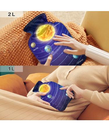 Solar System Planet Heat Bottle 1L | BPA-Free Pain Relief & Hot/Cold Therapy - Buy Online on GoSupps.com