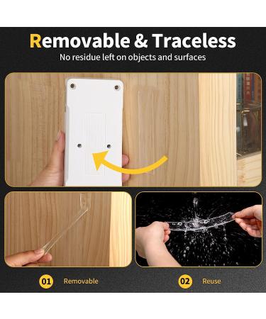 KUSUFEFI Double Sided Adhesive tape Heavy Duty  Double Stick Mounting (2 Rolls  Total 20FT)  Clear Two Sided Wall tape Strips  Removable Poster tape for Home  Office  Car  Outdoor Use - Buy Online on GoSupps.com