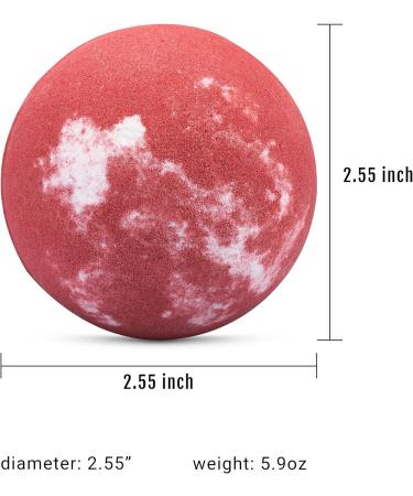 ToyRis Bath Bombs Gift Set - 6 Extra Large 5.9oz with Hairpin Inside | Essential Oils Bubble Bath for Moisturizing Dry Skin | Pretty Surprise Gifts for Women and Girls - Buy Online on GoSupps.com