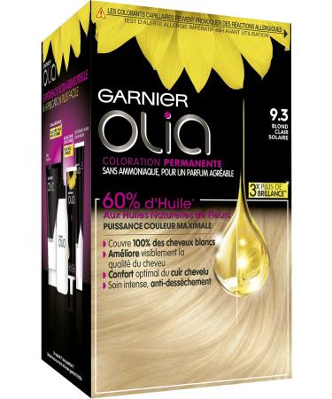Garnier Olia Permanent Hair Color Oil without Ammonia Blond Clair Solaire 1 piece (1 pack) - Buy Online on GoSupps.com
