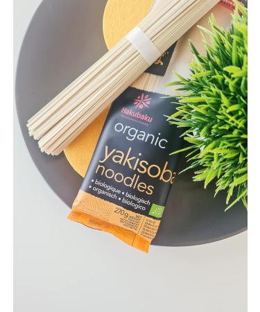 Buy Hakubaku Japanese Organic Yakisoba Noodles - 270g | Authentic Taste Fast International Shipping - Buy Online on GoSupps.com
