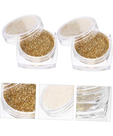 Didiseaon 2pcs glitter eyeshadow Highlighter flash loose eyeshadow glitter 1 count (Pack of 1) Golden - Buy Online on GoSupps.com