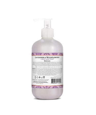 Nubian Heritage Lavender Wildflowers Hand Soap 12.3 oz | Cruelty-Free Moisturizing for Dry Hands - Buy Online on GoSupps.com