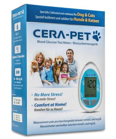 Cera-Pet Blood Glucose Meter for Dogs & Cats | Complete Starter Set Accurate Easy & Fast Shipping Internationally - Buy Online on GoSupps.com