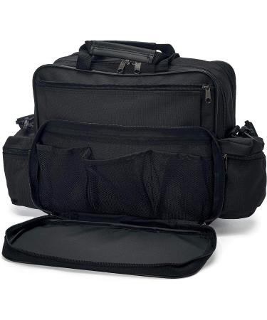 Hopkins Medical Products Home Health Shoulder Bag | Waterproof Exterior | Large Storage Compartments | Adjustable Strap | 14x11.5x8 Inches | Black - Buy Online on GoSupps.com