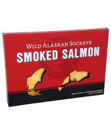 SeaBear - Wild Alaskan Smoked Sockeye Salmon Gift box - 6oz