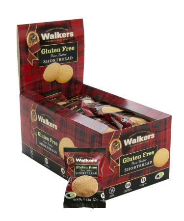 Walker's Shortbread Gluten Free Rounds Pure Butter Shortbread Cookies 1 Oz (Pack of 24) GF Rounds (Pack of 24)