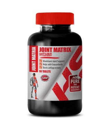 Joint Care - JOINT MATRIX COMPLEX - Strength Formula Everyday Wellness Active Support Joint Comfort Balanced Movement Performance Formula Functional Wellness Body Support 1 Bottle 90 Capsules