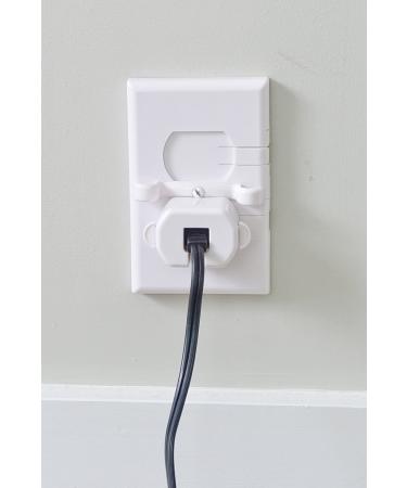 Cardinal Gates Plug Guard and Cord Keeper Set - White (3 Pieces) - Buy Online on GoSupps.com