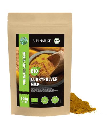 Alpi Nature Alpi Nature Organic Mild Curry Powder 500g Premium Quality Indian Spices Mild Curry Powder