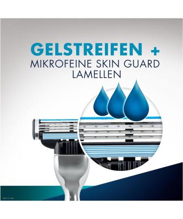 Buy Discontinued Gillette Mach3 Razor Blades for Men - 1 Pack (6 Pieces) - International Shipping Available - Buy Online on GoSupps.com