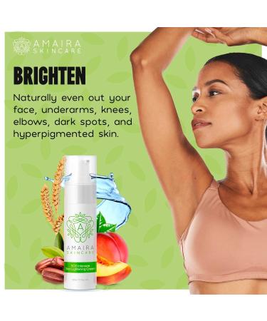 Amaira SOS Intensive Skin Lightening Cream - Natural Brightening & Dark Spot Remover for Face Body Underarms Knees & Elbows (1.7 fl oz) - Shop Internationally - Buy Online on GoSupps.com