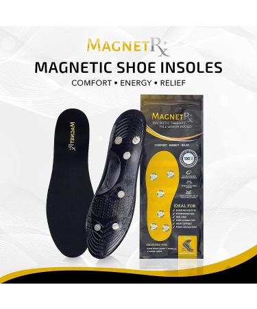 MagnetRX Gel Comfort Magnetic Shoe Insoles for Plantar Fasciitis - Women's US 5-10 / EU 35-40 - Buy Online on GoSupps.com