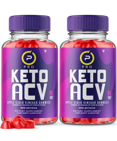 (2 Pack) Pro Keto Gummy Pro Keto ACV Gummies Pro Keto Canada Keto Weight and Overall Health Management Support Supplement Formule de Gestion de la Perte de Poids Pro Keto ACV Gummies (120 Gummies)