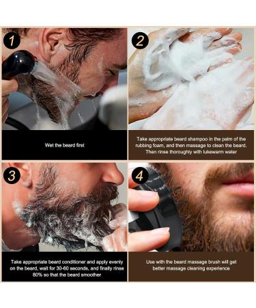 JVR Premium 3-in-1 Beard Care Set - Bartshampoo for Men Complete Beard Wash & Conditioner (2x200ML) | Perfect Bart Gift - Buy Online on GoSupps.com