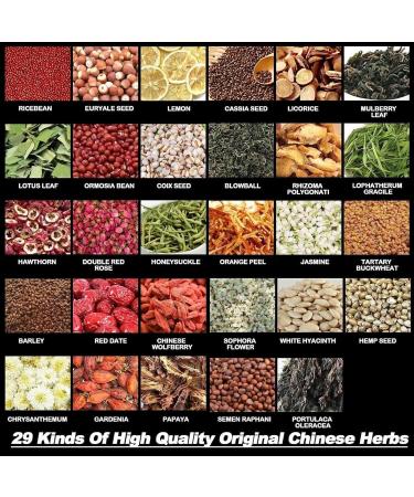 29 Flavors of Ancient Formula Tea Liver Care Tea-Health Tea and Camellia Tea Ancient Wet Tea Dampness Removing Slimming Tea (3box) - Buy Online on GoSupps.com