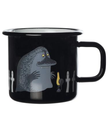 Kubek Moominki Buka Black enamelled 370 ml