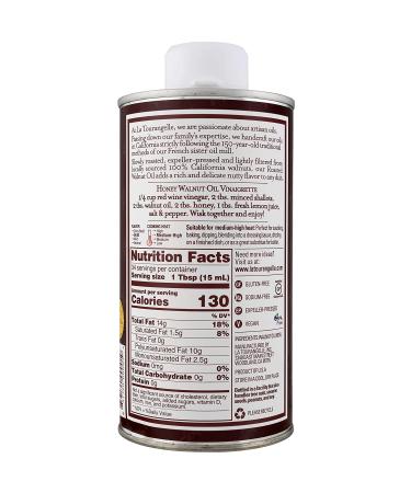 Buy La Tourangelle Roasted Walnut Oil 16.9 fl oz | Premium Cooking Oil - Buy Online on GoSupps.com