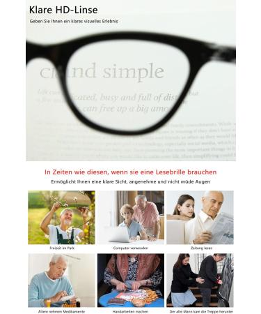 LANOMI Cat Eye Reading Glasses for Women - Fashionable Lightweight Visual Aid Strength 3.0x - Order Internationally! - Buy Online on GoSupps.com