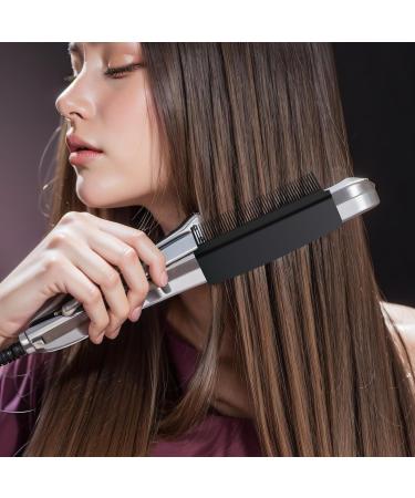 for hair straightener for straightening the hair iron for combing the hair with clip hair straightener Black - Buy Online on GoSupps.com