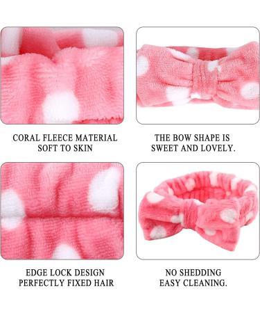 Belato Teenager Girl Plush Sleep Eye Mask and Bow Spa Headbands Set - 12 Count - Buy Online on GoSupps.com