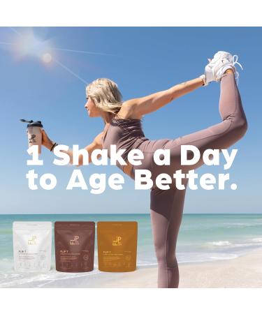 Flip My Life Flip 7 Natural SuperFood Plant-Based Protein Complete Meal Replacement to Support Healthy Gut 7 Mega Nutrient Rich Blends all in one to AGE BETTER - Vanilla - Buy Online on GoSupps.com