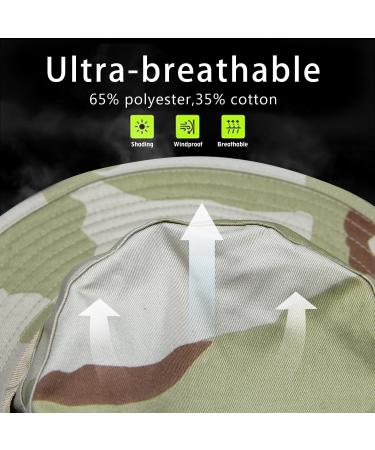 Buy Buschhut BOONE HAVE Men's Outdoor Hat | UV Protection Jungle Hut Bucket in XL Khaki - Buy Online on GoSupps.com